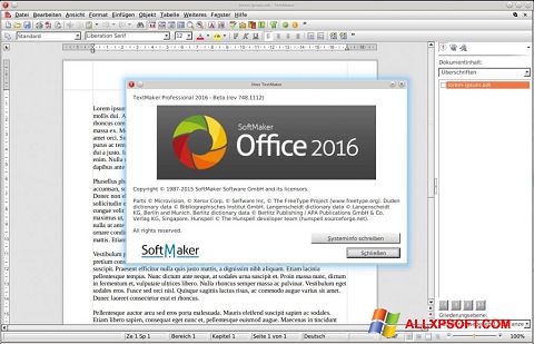 Snimak zaslona SoftMaker Office Windows XP