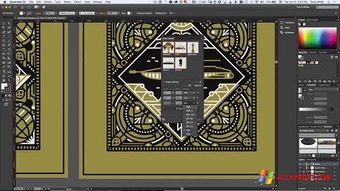 Snimak zaslona Adobe Illustrator Windows XP