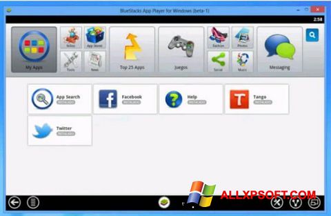 Snimak zaslona Tango Windows XP