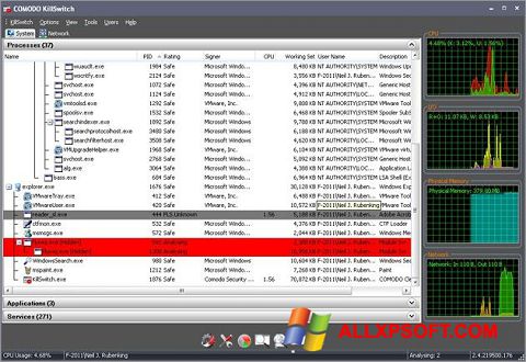 Snimak zaslona Comodo Cleaning Essentials Windows XP