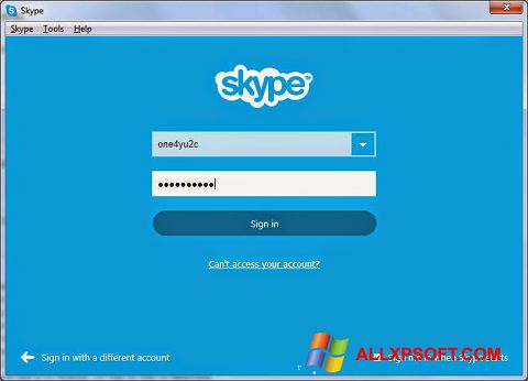 Snimak zaslona Skype Setup Full Windows XP