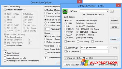Snimak zaslona UltraVNC Windows XP