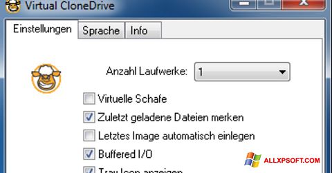 Snimak zaslona Virtual CloneDrive Windows XP