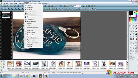 Snimak zaslona PhotoFiltre Studio X Windows XP