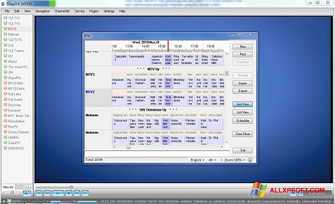 Snimak zaslona ProgDVB Windows XP