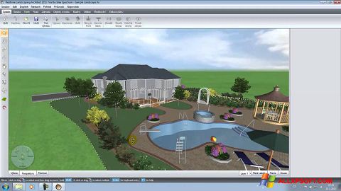 Snimak zaslona Realtime Landscaping Architect Windows XP