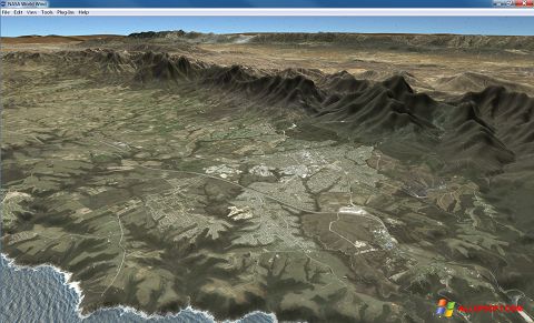 Snimak zaslona NASA World Wind Windows XP