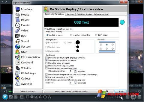 Snimak zaslona Light Alloy Windows XP
