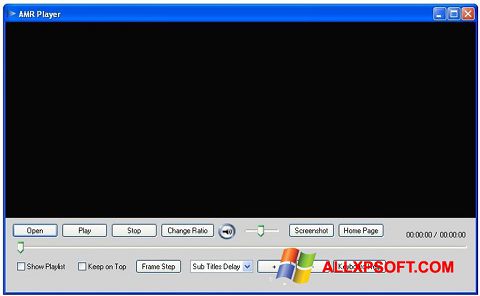 Snimak zaslona AMR Player Windows XP