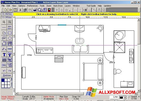Snimak zaslona Home Plan Pro Windows XP