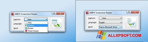 Snimak zaslona ABBYY Screenshot Reader Windows XP