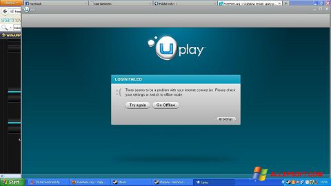 Snimak zaslona Uplay Windows XP