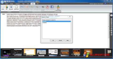 Snimak zaslona Snagit Windows XP