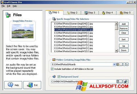 Snimak zaslona VideoSaver Windows XP