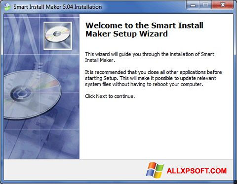 Snimak zaslona Smart Install Maker Windows XP