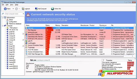 Snimak zaslona Security Task Manager Windows XP