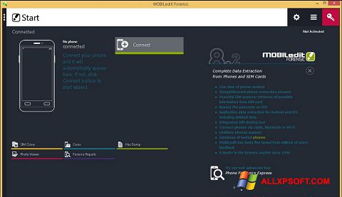 Snimak zaslona MOBILedit! Windows XP
