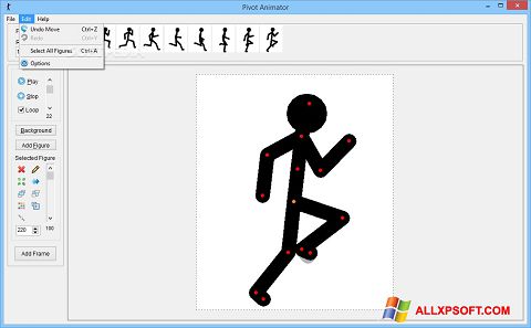 Snimak zaslona Pivot Animator Windows XP