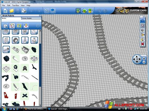Snimak zaslona LEGO Digital Designer Windows XP