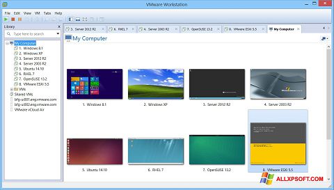 Snimak zaslona VMware Workstation Windows XP