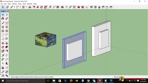 Snimak zaslona SketchUp Make Windows XP
