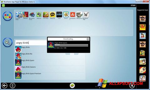 Snimak zaslona BlueStacks Windows XP