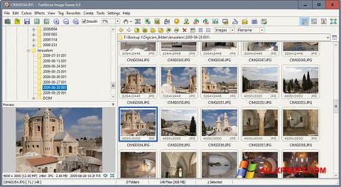 Snimak zaslona FastStone Image Viewer Windows XP