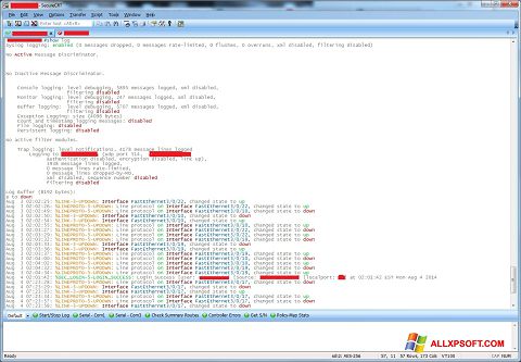 Snimak zaslona SecureCRT Windows XP