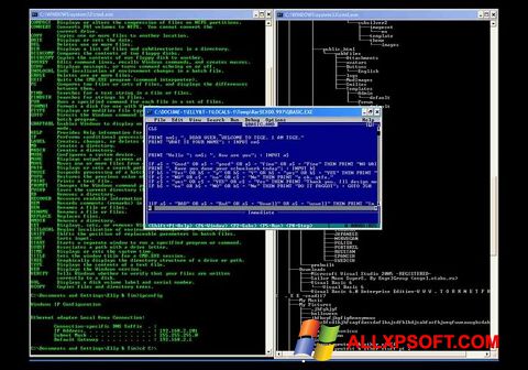 Snimak zaslona QBasic Windows XP